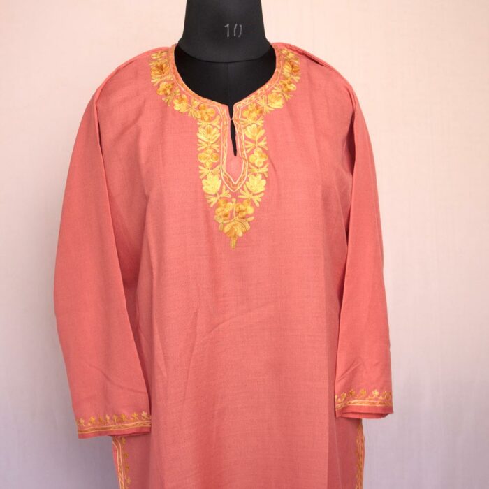 Light Pink Summer Cool Cotton Ari Kurta