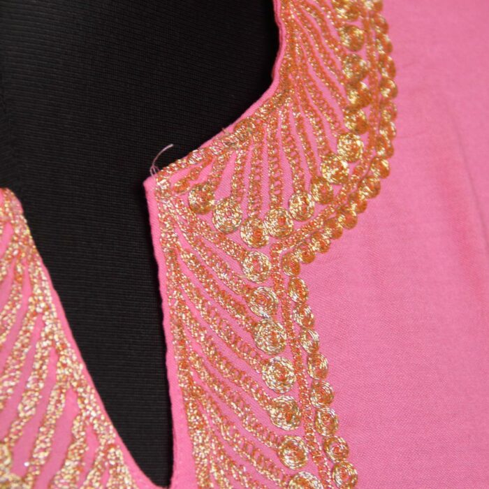 Pink Summer Cool Tilla Kurta - Image 3