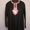Black Ruby Cotton Tilla Kurta