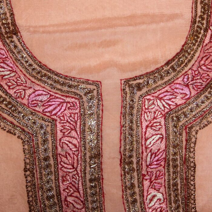 3Pc Crepe Suit with Hand Sozni & Tilla Embroidery - Image 3
