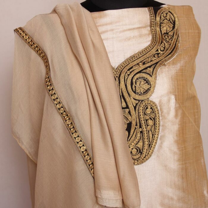 Silk Tilla Work 3Pc Suit - Image 2