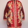 Maroon Silk Aari Short Jacket