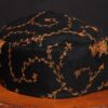 Black Harud Sozni Handwork Cap