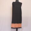 Black Cotton Tilla Border 2Pc Suit