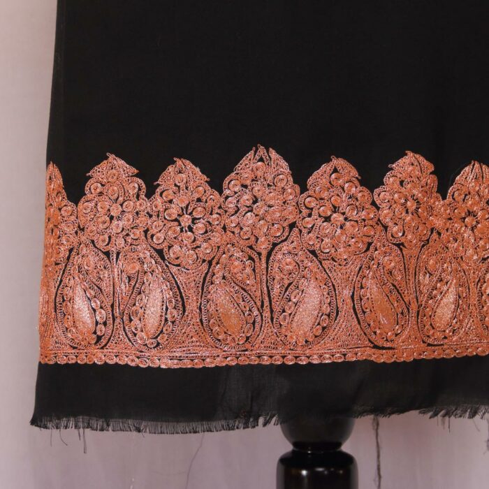 Black Cotton Tilla Border 2Pc Suit - Image 2