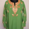 Green Summer Cool Cotton Tilla Kurta