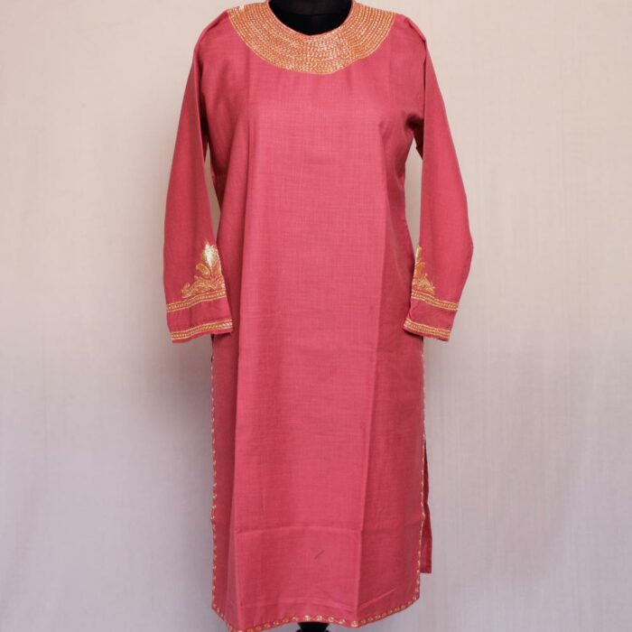 Pink Zoon Ruby Cotton Tilla Kurta - Image 2