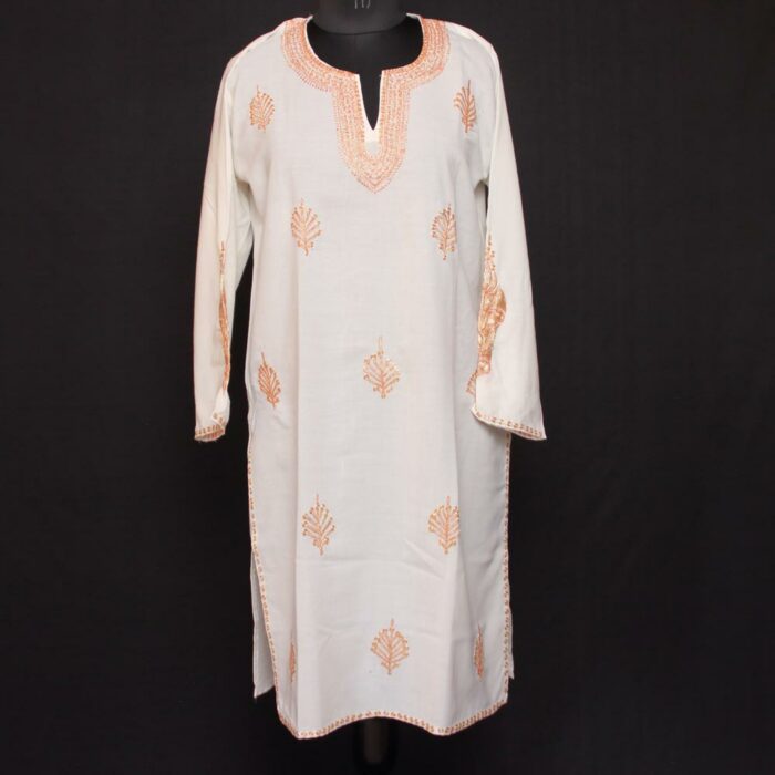 White Summer Cool Tilla Kurta