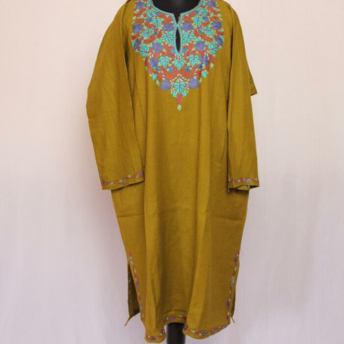 Olive Raffal Hand Aari Pheran - Image 2