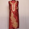 Brick Silk Zari Work 2Pc Suit
