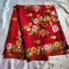 Maroon OR Georgette Embroidered Saree