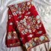 Maroon B Georgette Embroidered Saree