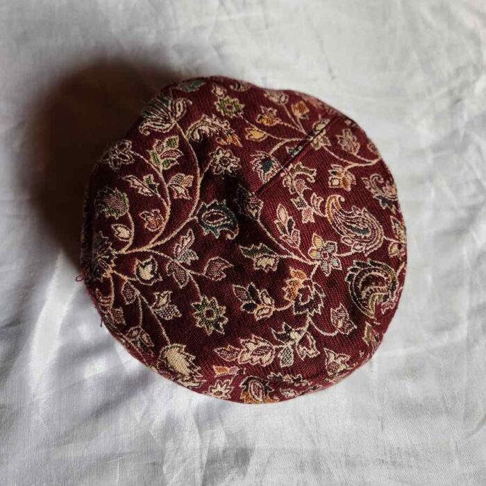 Maroon Posh Kani Cap - Image 2