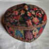 Black Chinari Border Kani Cap