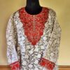 Light Nude Brown Georgette All Over Aari Kurta