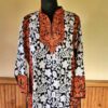 Black Designer Georgette Kurta With All Over Aari
