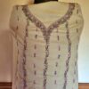 Cream Lizi Bizzi 2pc Suit with Hand Aari Work