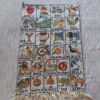 Unique and Magical Kashmiri Alphabets Chainstitch Wall Hanging