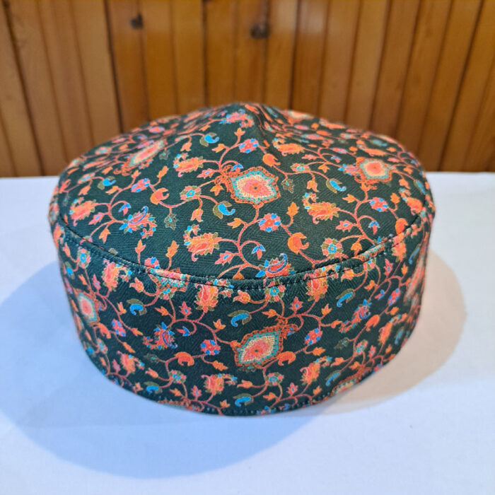 Green MultiColored Kani Cap