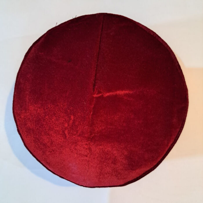 Maroon Tilla Velvet Cap - Image 3