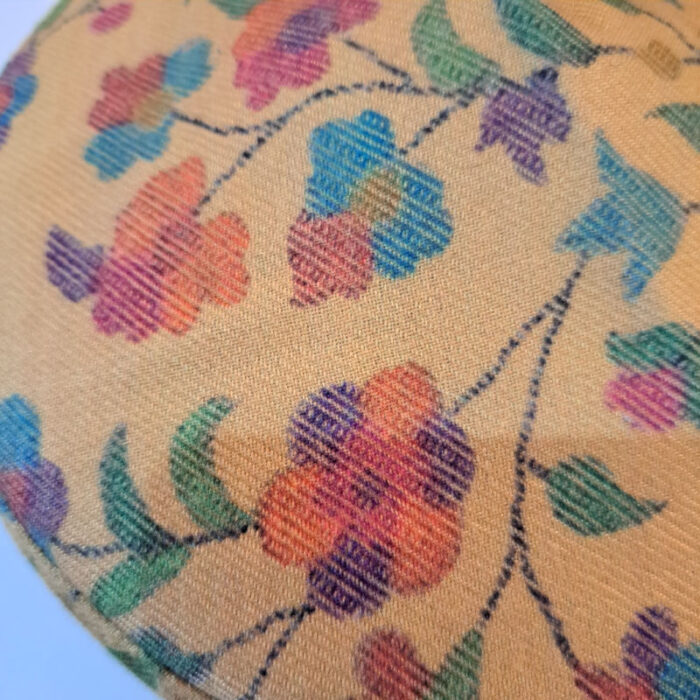 Mustard Sabz Pun Kani Cap - Image 2