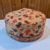 Peach Poshbagh Kani Cap With Border