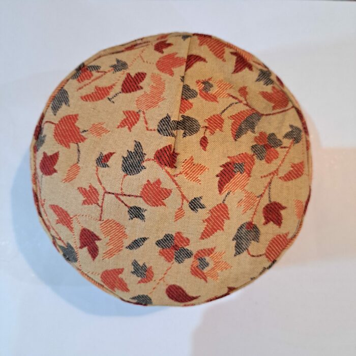 Peach Poshbagh Kani Cap With Border - Image 3