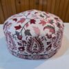 Wine Badami Border Kani Cap