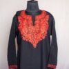 Black Ruby Cotton Aari Kurta