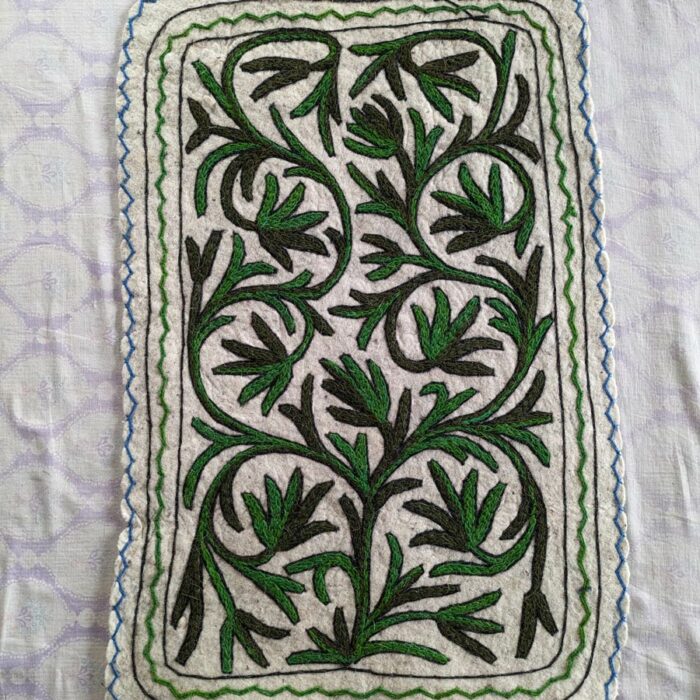 Sabz Rug, 3Ft×2Ft Handmade Namda Rug