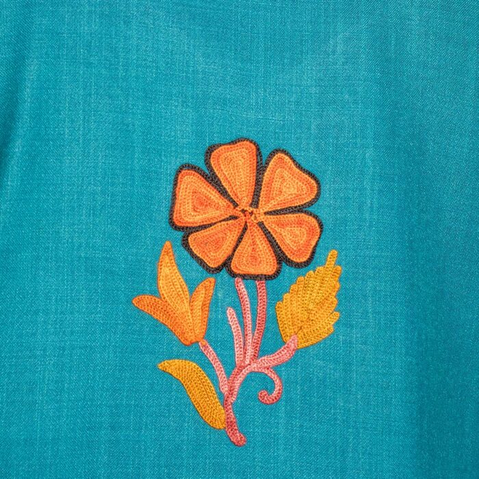 Ferozi Ruby Cotton Aari Kurta - Image 3