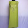 Green Summer Cool 2pc Suit with Aari Handwork