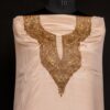 Peach Chinari Satin 2pc Suit with Tilla Embroidery