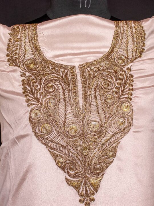 Satin 2pc Suit with Tilla Embroidery