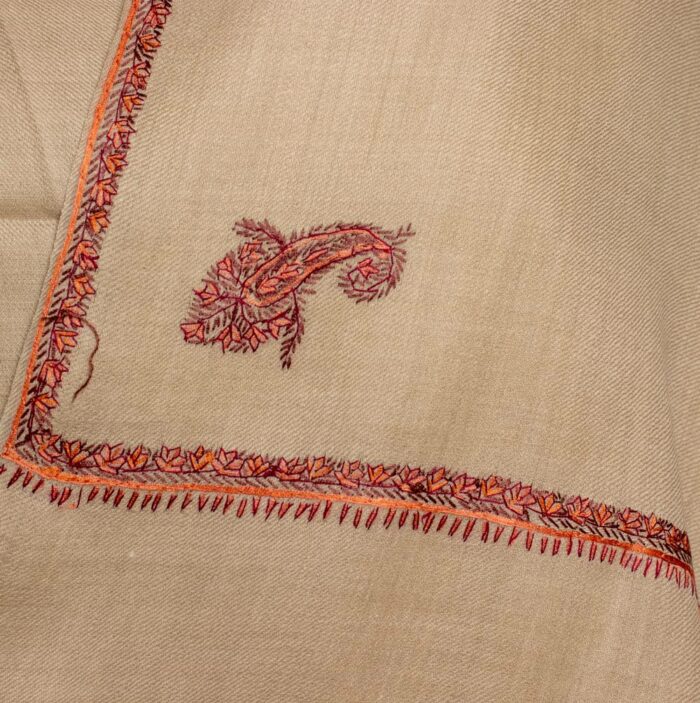 Toosha Gents Shawl With Sozni Handwork - Image 2