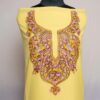 Yellow Summer Cool 2pc Suit with Aari Handwork