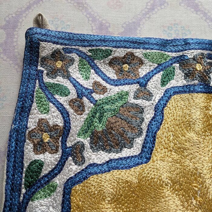 Kalima 3x1 Kashmiri Handmade Chainstitch Wall Hanging - Image 3