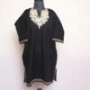Black Cashmilon Ari Pheran/Short Kurta (L36)