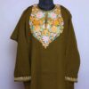 Zikar Dark Olive Green Aftaab Posh Raffal Ari Pheran