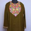 Zikar Dark Olive Green Wazul Posh Raffal Ari Pheran