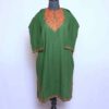 Green Cashmilon Ari Short Pheran (L40)