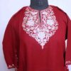 Maroon Cashmilon Ari Pheran (L36)