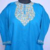 Blue Cashmilon Ari Pheran (L36)