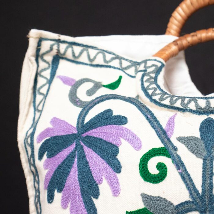 Kashmiri Crewel Casual Handbag - Image 2