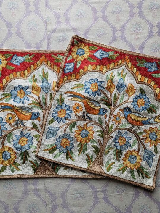 Pair of Tree of Life Cushion Cover