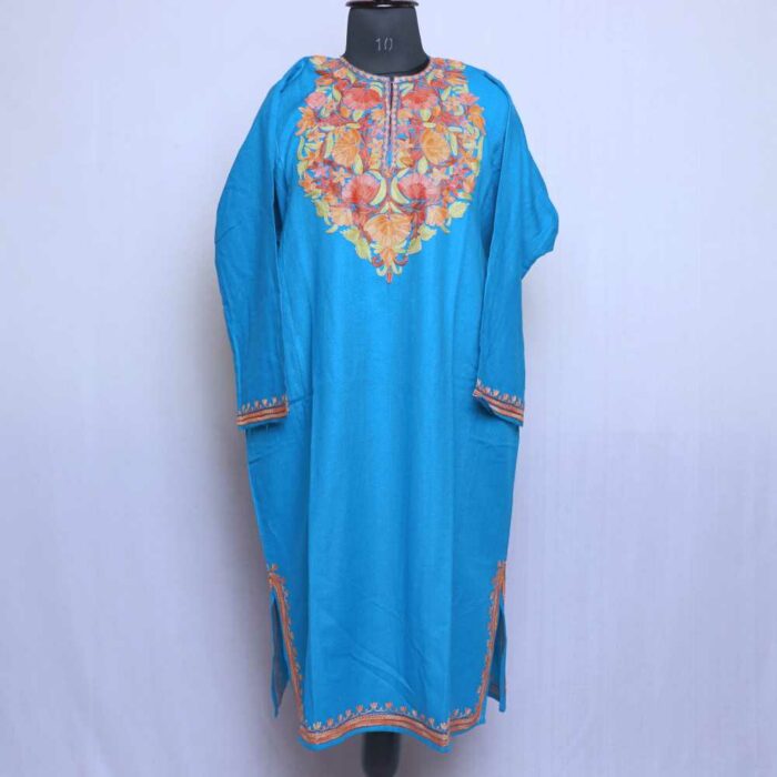 Chashma Shahi Blue Premium Cashmilon Ari Pheran - Image 2