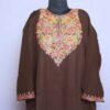 Brown Premium Cashmilon Ari Pheran