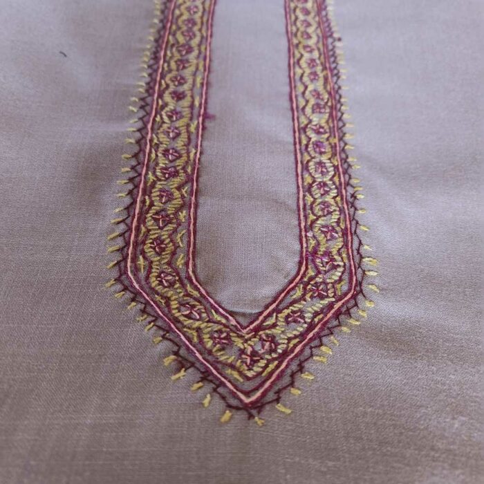 Pashmina brown Men Unstitched Kurta Pyjama - Image 2