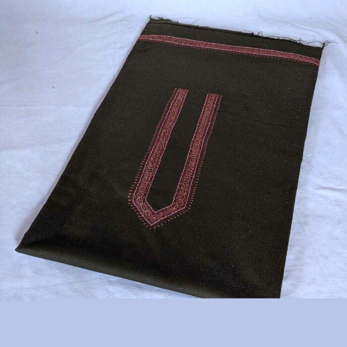Dark Olive Men Unstitched Kurta Pyjama