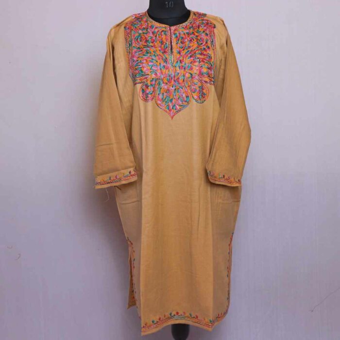 Light Brown Multi Cashmilon Ari Phiran